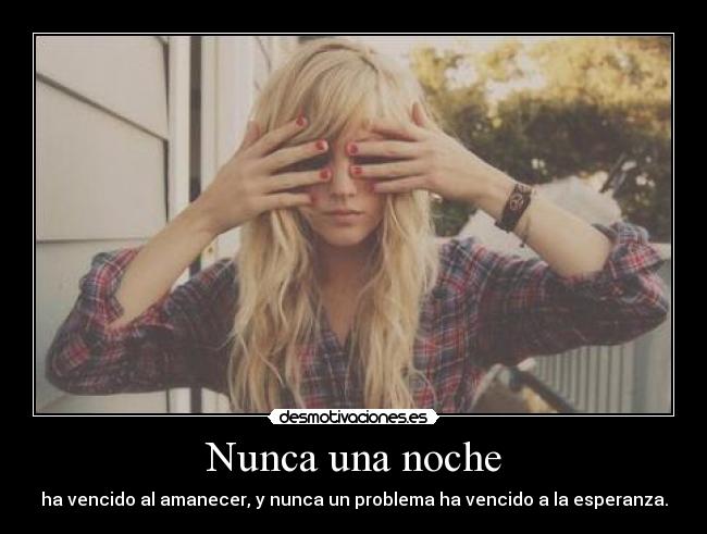 Nunca una noche -
