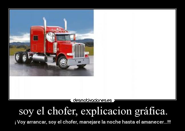 soy el chofer, explicacion gráfica. -