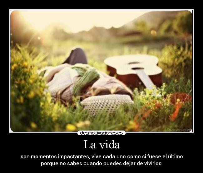 La vida -