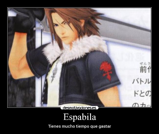 carteles zetabe tiempo final fantasy kingdom hearts desmotivaciones