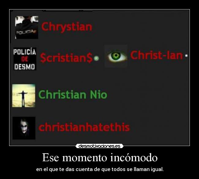 Ese momento incómodo - 