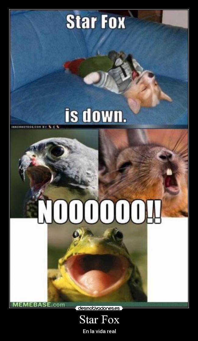 carteles star fox desmotivaciones