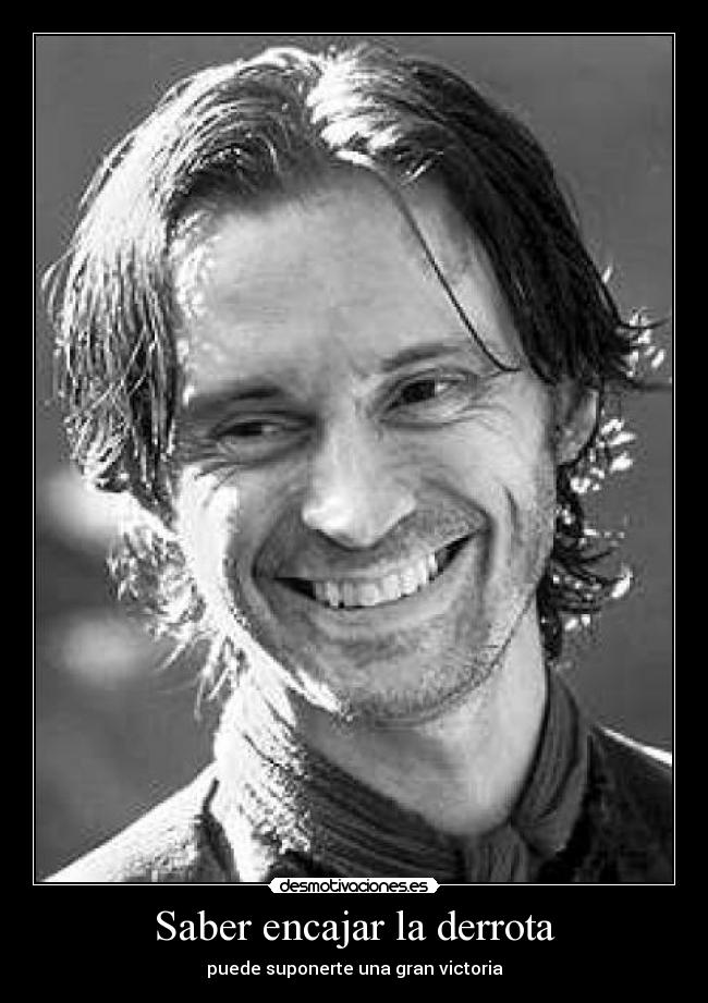 Saber encajar la derrota - puede suponerte una gran victoria