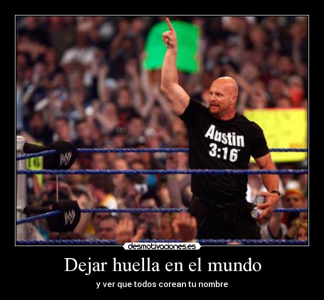 Dejar huella en el mundo - 