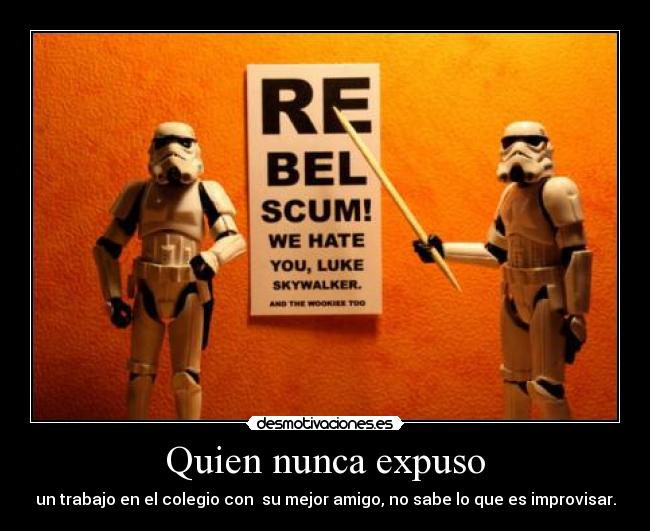 carteles stormtroopers desmotivaciones