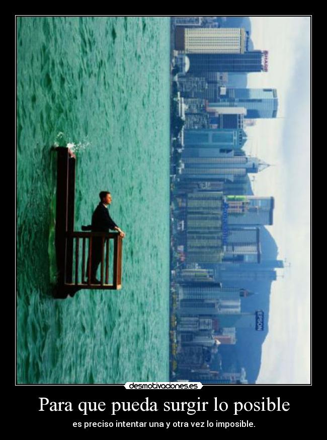 Para que pueda surgir lo posible - 