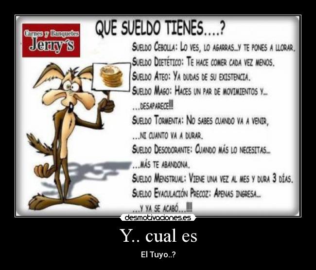 Y.. cual es -