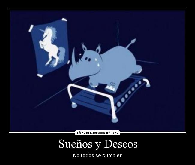 carteles deseos rinoceronte unicornio desmotivaciones