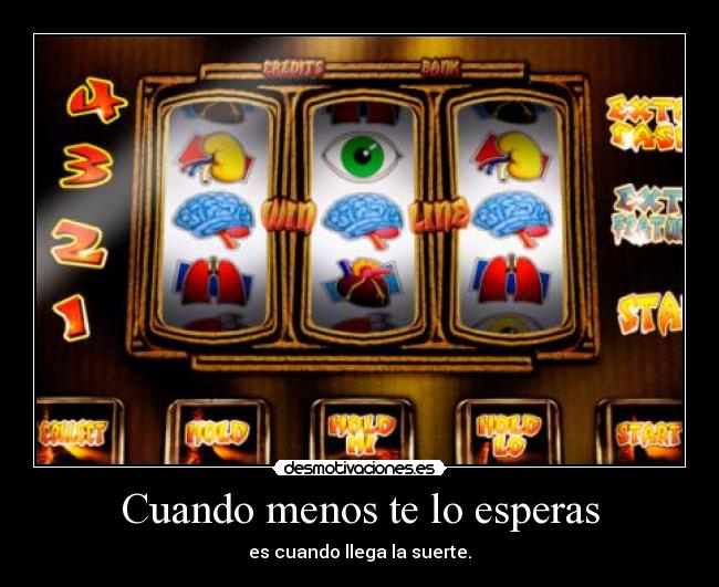 Cuando menos te lo esperas -