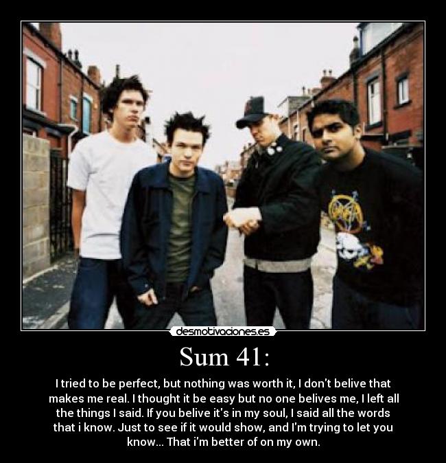 Sum 41: -