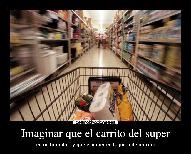 Imaginar que el carrito del super - 