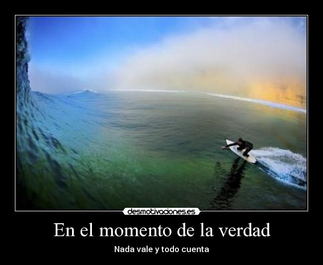 En el momento de la verdad - 