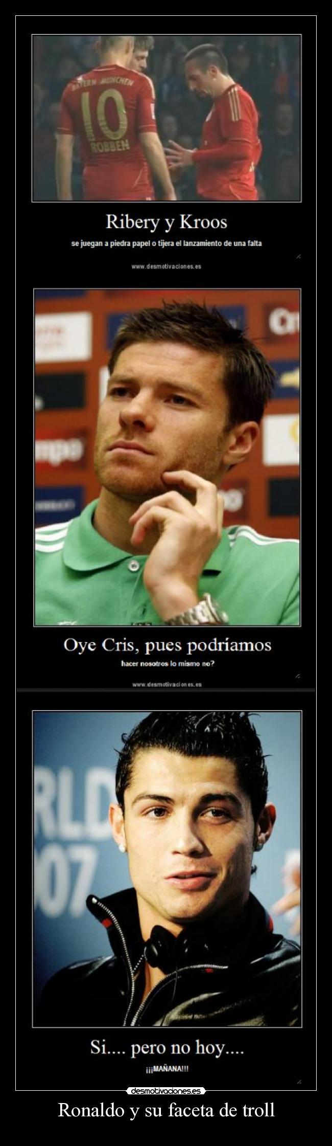 Ronaldo y su faceta de troll -