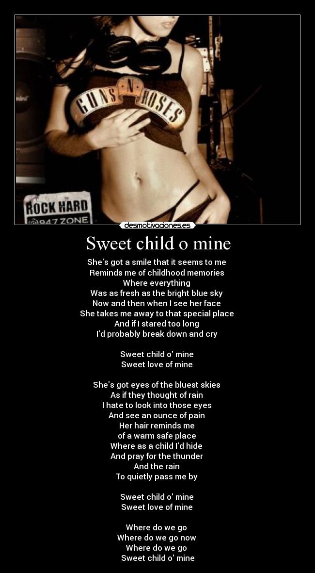Sweet child o mine - 