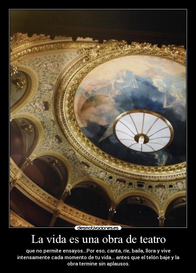 La vida es una obra de teatro -