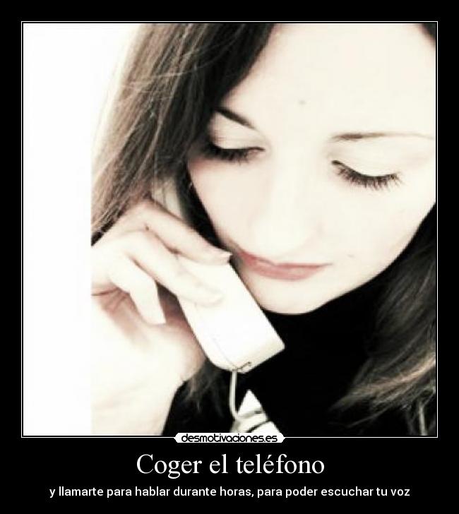 Coger el teléfono - 