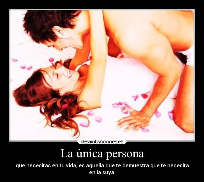 La única persona -