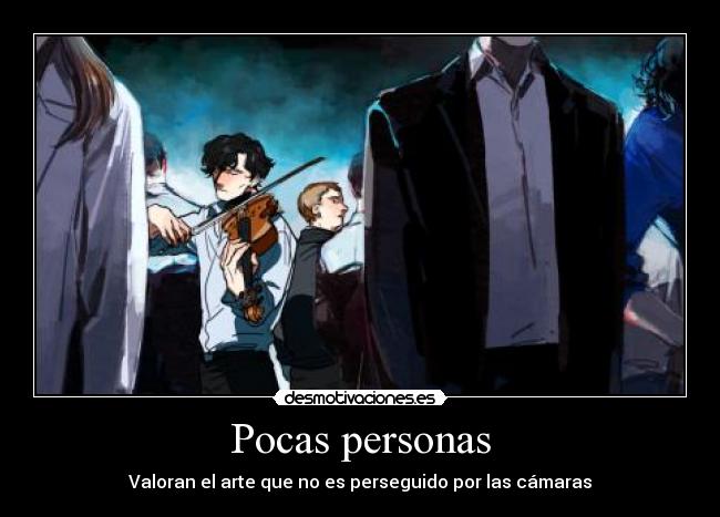 Pocas personas -