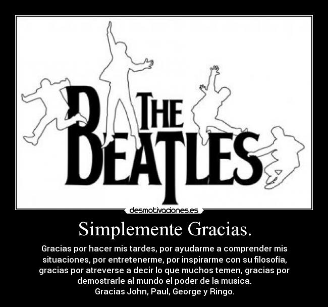 carteles the beatles john lennon ringo starr paul mccartney george harrison musica mejor grupo desmotivaciones