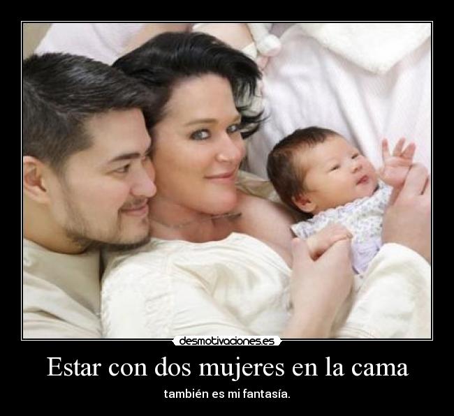 Estar con dos mujeres en la cama - 