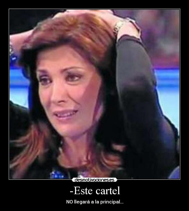 -Este cartel - 