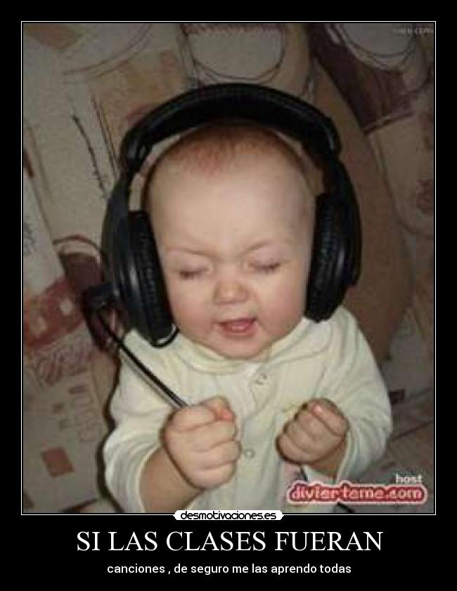 SI LAS CLASES FUERAN - 