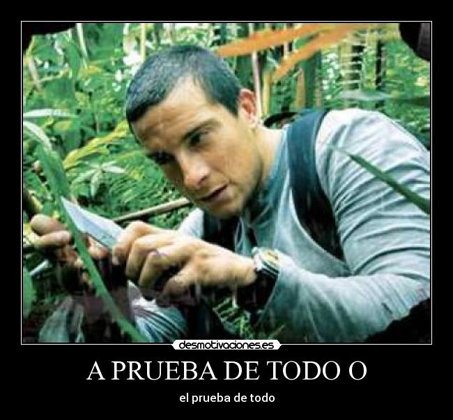 A PRUEBA DE TODO O - 
