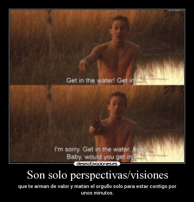 Son solo perspectivas/visiones -