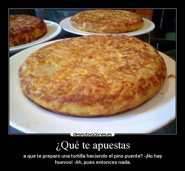 ¿Qué te apuestas -