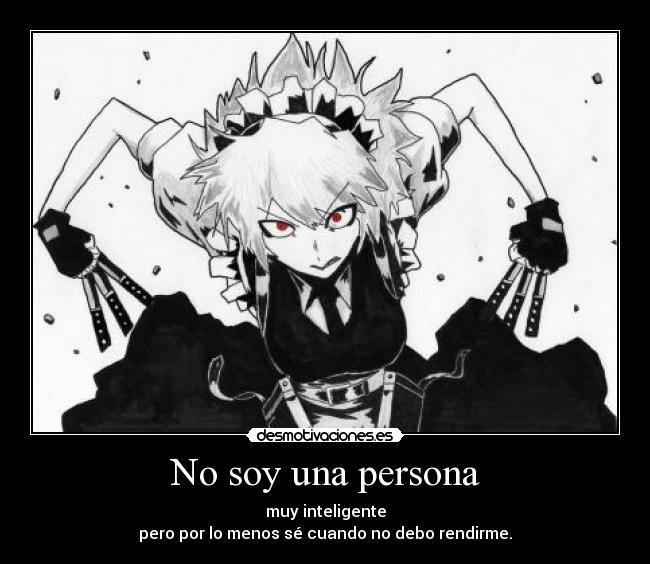 No soy una persona -