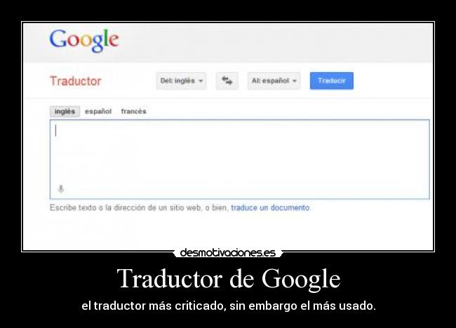 Traductor de Google -