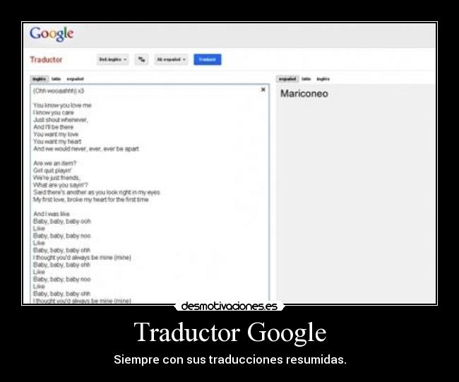 Traductor Google - 
