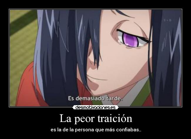 La peor traición - 