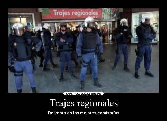 Trajes regionales - De venta en las mejores comisarías