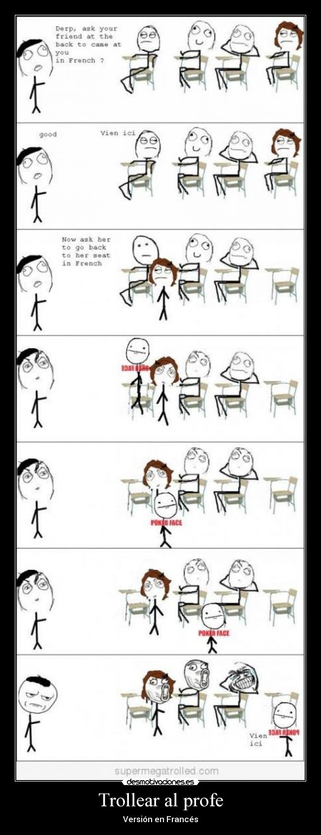 Trollear al profe - Versión en Francés
