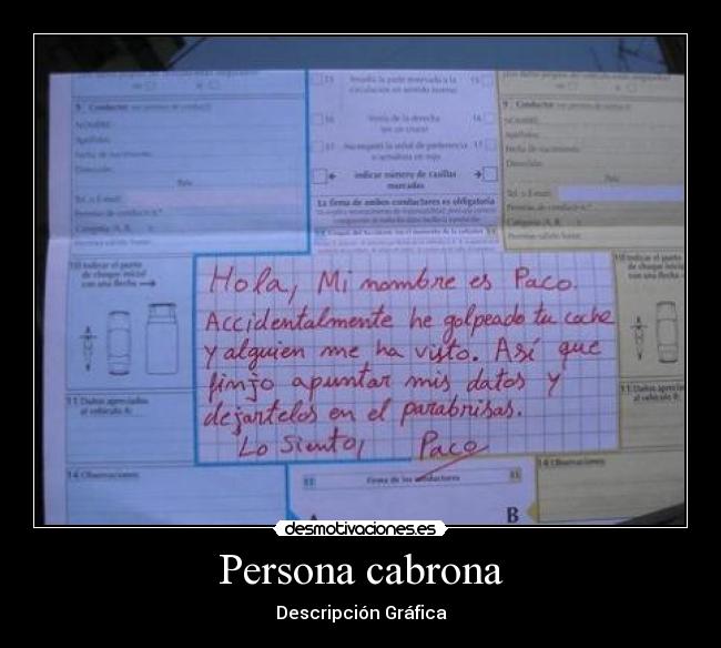 Persona cabrona - 