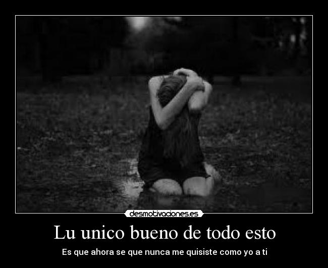 Lu unico bueno de todo esto -