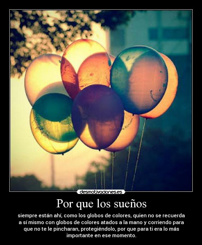 Por que los sueños - 