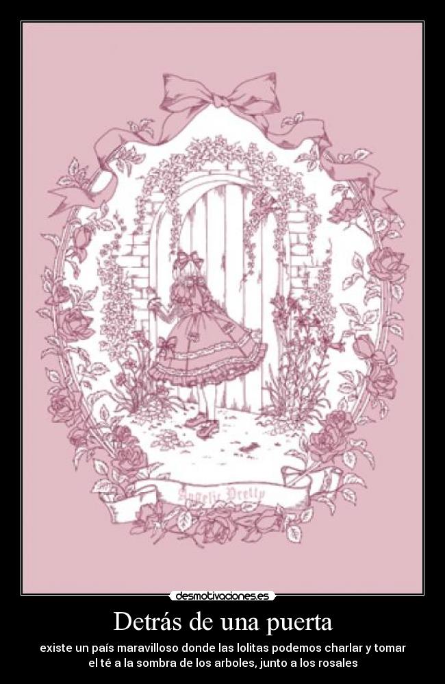 Detrás de una puerta -