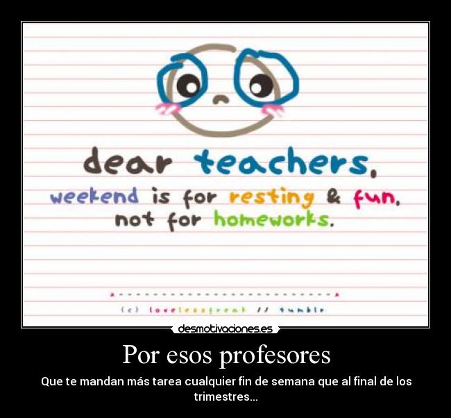 Por esos profesores - 