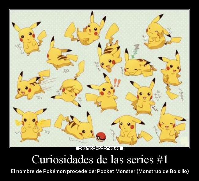 Curiosidades de las series #1 - 