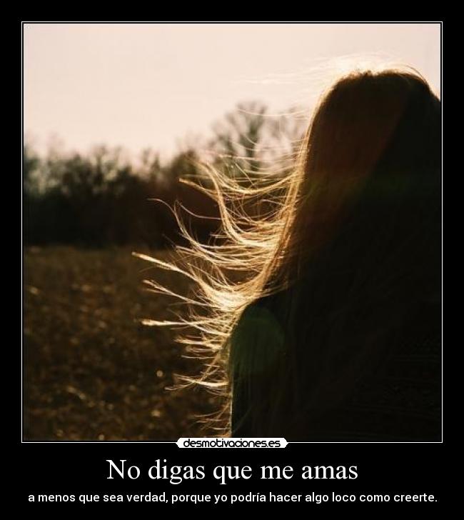 No digas que me amas -