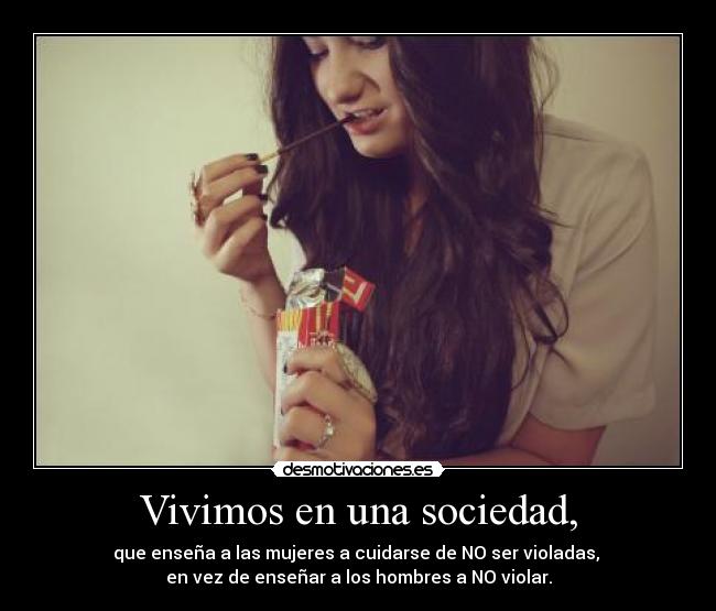 Vivimos en una sociedad, -