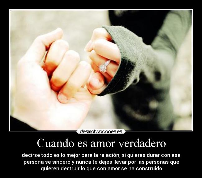 Cuando es amor verdadero - 