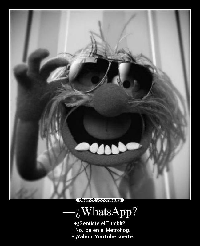 —¿WhatsApp? -