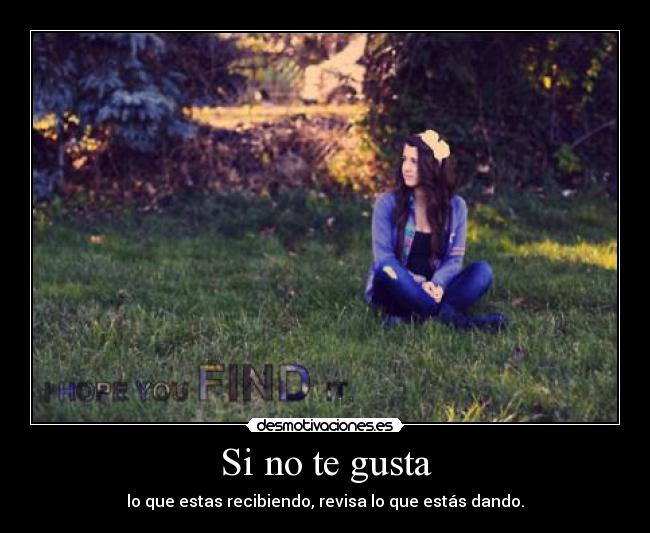 Si no te gusta -