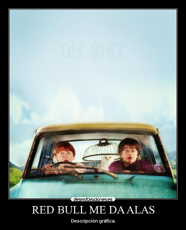 RED BULL ME DA ALAS - Descripción gráfica.