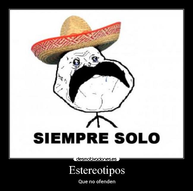 Estereotipos - Que no ofenden