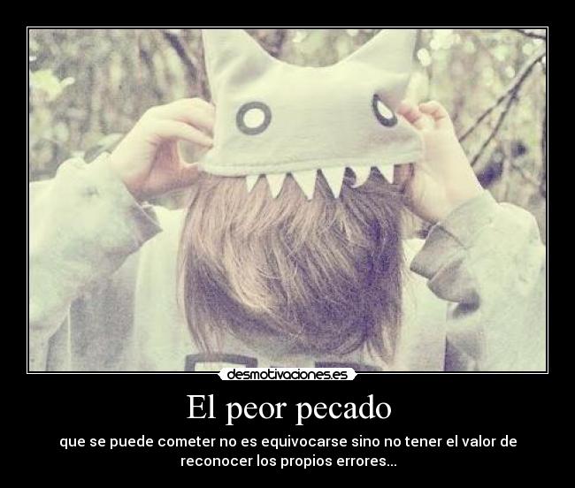 El peor pecado -