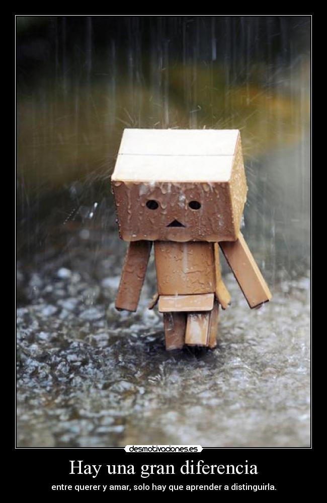 Hay una gran diferencia -